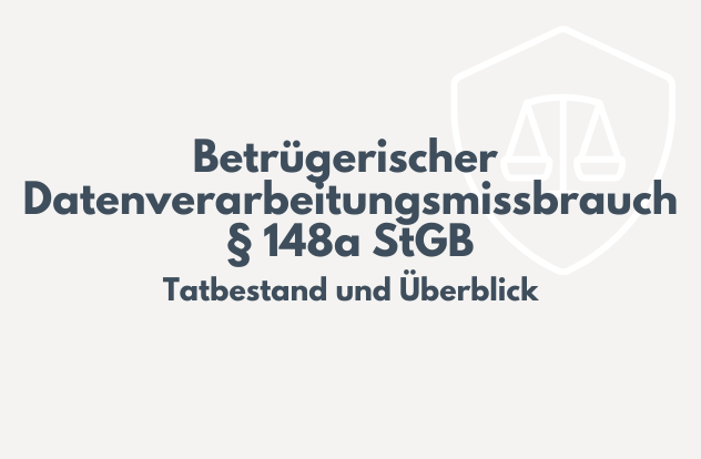 Rechtsanwalt und Strafverteidiger in Wien, Dr. Elias Schönborn, über den betrügerischen Datenverarbeitungsmissbrauch (§ 148a StGB).