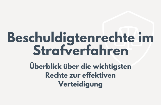 Rechtsanwalt und Strafverteidiger über Beschuldigtenrechte im Strafverfahren